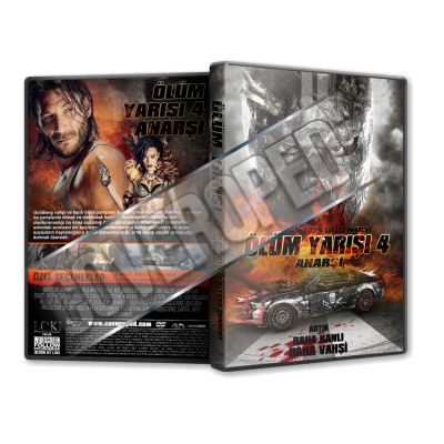 Ölüm Yarışı 4 Anarşi - Death Race 4 Beyond Anarchy 2018 Türkçe Dvd Cover Tasarımı